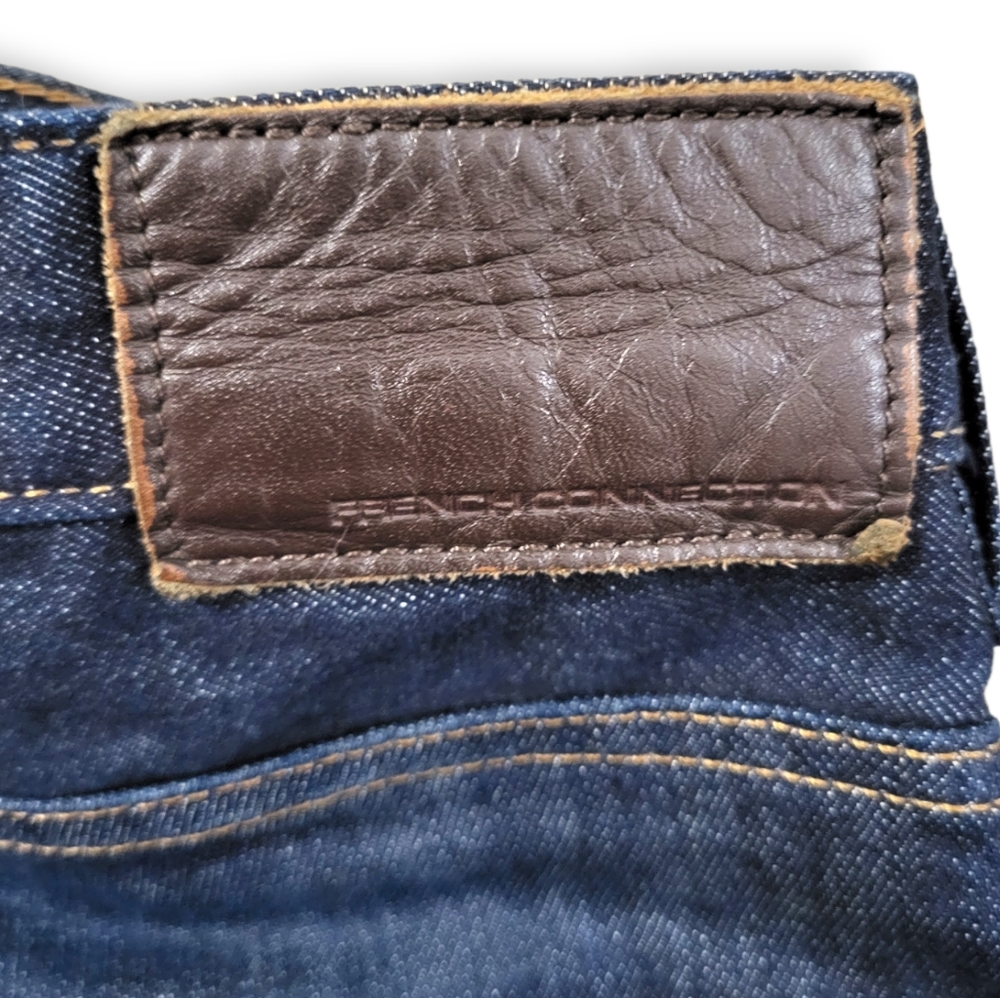 French Connection Women's Slim Fit Jeans Dark Blue Sz 28 - Picture 5 of 7